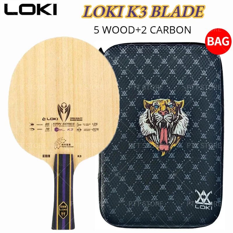 Table Tennis Kit Bag - Orijinal LOKI Kirin K3 Masa Tenisi