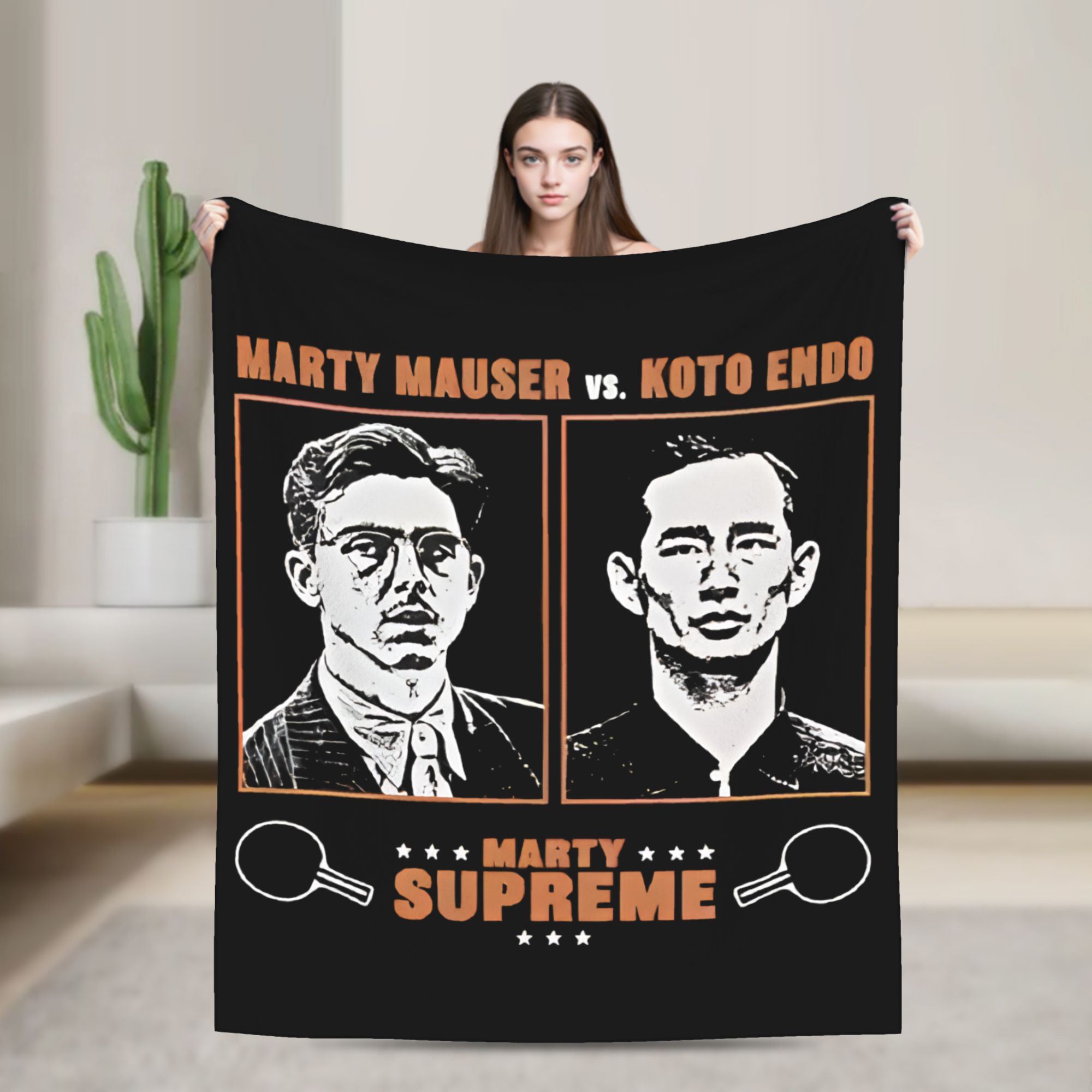 Table Tennis Marty Supreme - Marty Supreme Masa Tenisi Battaniye Örtüsü