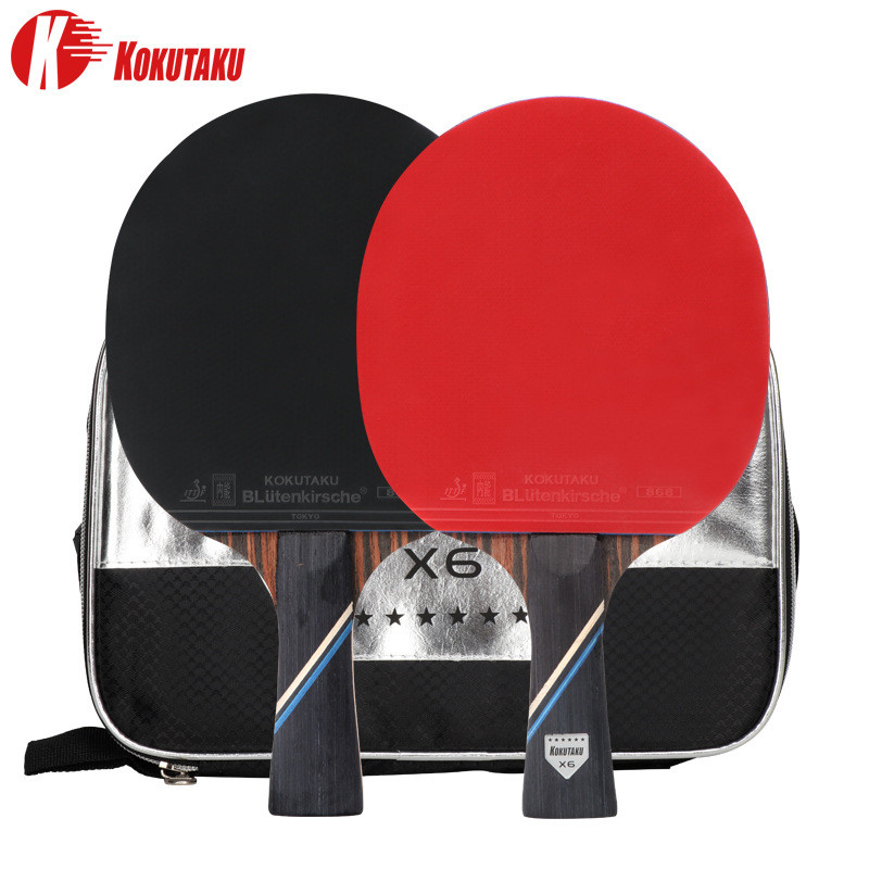 Table Tennis Kit Bag - KOKUTAKU ITTF profesyonel 4/5/6 Yıldız pinpon