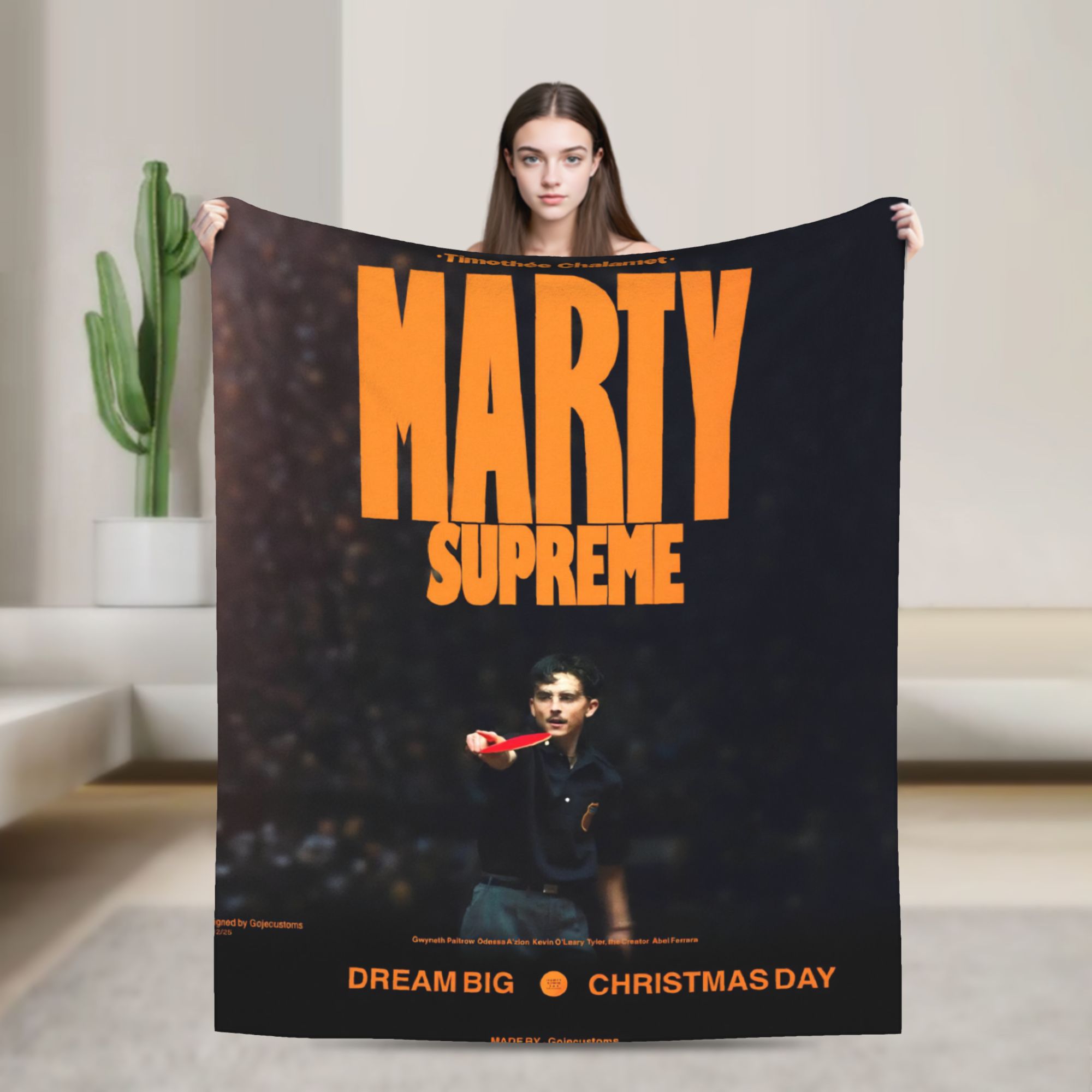 Table Tennis Marty Supreme - Marty Supreme Battaniyeleri Flanel Tüm Mevsimler
