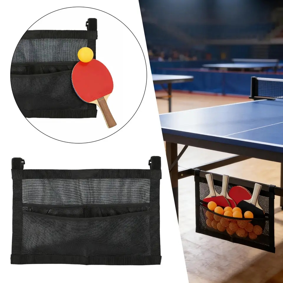 Table Tennis Kit Bag - Yeni Örgü Pingpong Topu Tutucu Büyük