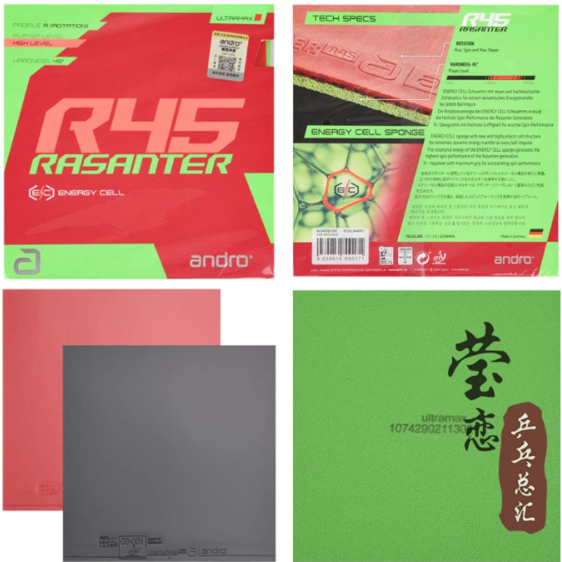 Andro Rasanter R45 47 50 C45 4 - Table Tennis Market incelemesi ve fiyatı