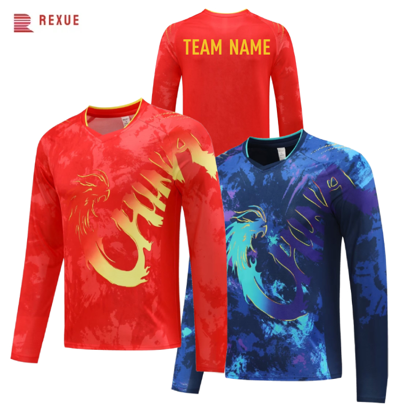 Çin Ejderha Uzun Kollu Masa Te - Table Tennis Logo incelemesi ve fiyatı