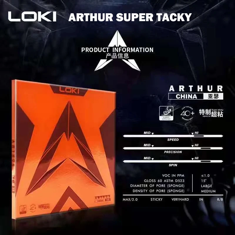 Orijinal LOKI ARTHUR avrupa/as - Xu Xin Table Tennis incelemesi ve fiyatı