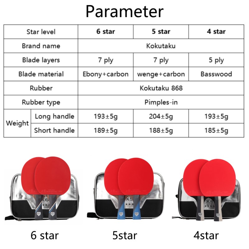 KOKUTAKU ITTF profesyonel 4/5/ - Table Tennis Kit Bag incelemesi ve fiyatı